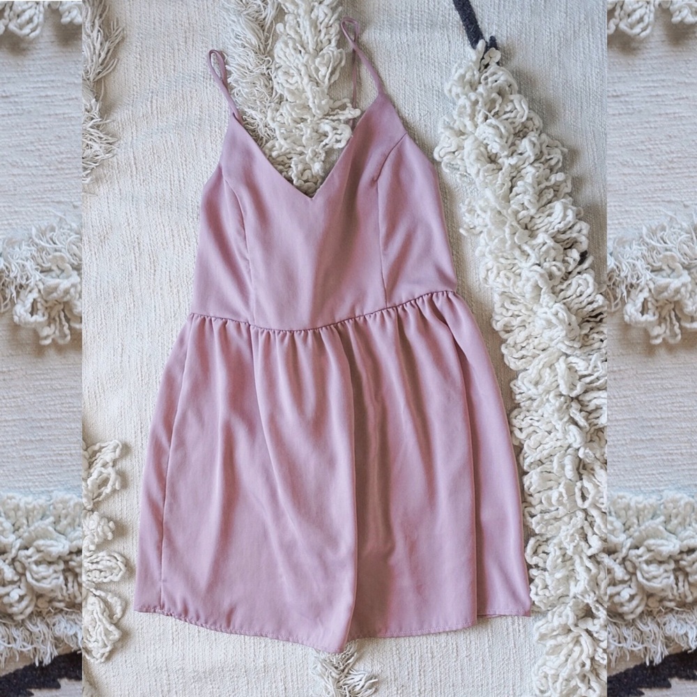 5 {for} 25 ✨ Rose Dress Blue Blush Backless Top